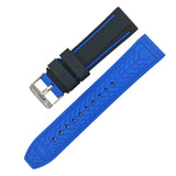 Soft Silicone Watchband 20mm 22mm 24mm 26mm Rubber Diving Waterproof Replacement Bracelet Band Strap Watch Accessories