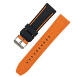 Soft Silicone Watchband 20mm 22mm 24mm 26mm Rubber Diving Waterproof Replacement Bracelet Band Strap Watch Accessories