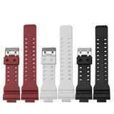 Watchband Silicone Rubber Band Men Sports Diving Black Strap For CASIO Replace Electronic Wristwatch Belt Watch Accessories