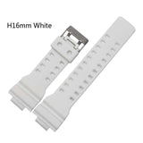 Watchband Silicone Rubber Band Men Sports Diving Black Strap For CASIO Replace Electronic Wristwatch Belt Watch Accessories