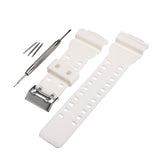 Men Sport Diving Silicone Watch Strap Rubber Watchbands Watchstrap 16mm Stainless Steel Buckle Watch Accessories With Tool Kits
