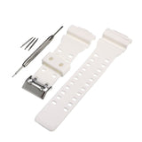 Men Sport Diving Silicone Watch Strap Rubber Watchbands Watchstrap 16mm Stainless Steel Buckle Watch Accessories With Tool Kits