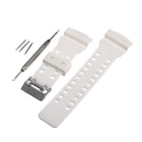 Men Sport Diving Silicone Watch Strap Rubber Watchbands Watchstrap 16mm Stainless Steel Buckle Watch Accessories With Tool Kits