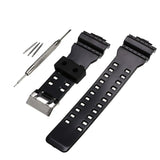 Men Sport Diving Silicone Watch Strap Rubber Watchbands Watchstrap 16mm Stainless Steel Buckle Watch Accessories With Tool Kits