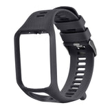 watchbands Soft Silicone Watchband Rubber Band Men Sports Diving Black Strap Replacement Bracelet Band Strap Watch Accessories
