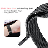 22mm 20mm 18mm Milanese strap for Gear sport/S2/S3 Frontier Classic Band huami amazfit bip Strap huawei GT Galaxy active 42 46mm