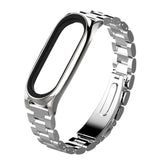 For Xiaomi Mi Band 3 Screwless Bracelet Strap Stainless Steel Metal Strap For Mi Band 3 Wristband Strap Wristband 2019