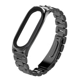 For Xiaomi Mi Band 3 Screwless Bracelet Strap Stainless Steel Metal Strap For Mi Band 3 Wristband Strap Wristband 2019