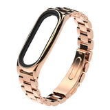 For Xiaomi Mi Band 3 Screwless Bracelet Strap Stainless Steel Metal Strap For Mi Band 3 Wristband Strap Wristband 2019