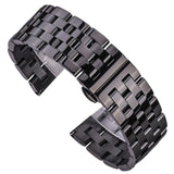 Solid Metal Watchabnds Bracelet Silver Black Rose Gold Men Women 316l Stainles Steel Watch Band Strap 20mm 22mm 24mm 26mm