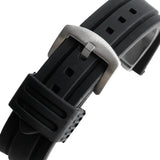20mm 22mm 24mm 26mm 28mm Silicone Sport Watchband Replacement Diving Bracelet Black Watch Strap Band Waterproof + 2 Spring Bars