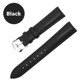 Leather Watchband Men Women Watch Band 22mm 20mm 18mm 16mm 14mm 12mm Wrist Watch Strap On Belt Watchbands Bracelet Metal Buckle