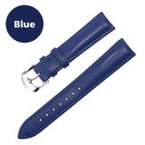 Leather Watchband Men Women Watch Band 22mm 20mm 18mm 16mm 14mm 12mm Wrist Watch Strap On Belt Watchbands Bracelet Metal Buckle