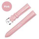 Leather Watchband Men Women Watch Band 22mm 20mm 18mm 16mm 14mm 12mm Wrist Watch Strap On Belt Watchbands Bracelet Metal Buckle