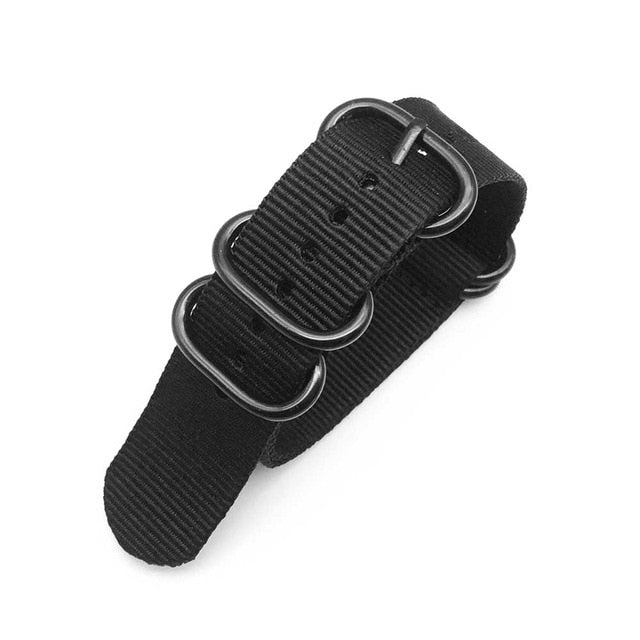 Brand Heavy duty nylon straps 20mm 22mm 24mm Nylon Watch Band NATO Strap Zulu strap watch strap ring buckle 280mm Nato Watchband