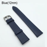 Luxfacigoo 12/14/16/18/20/22mm Watch Band Strap Cow Leather Replacement Watchband For Men Women TT@88