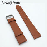 Luxfacigoo 12/14/16/18/20/22mm Watch Band Strap Cow Leather Replacement Watchband For Men Women TT@88