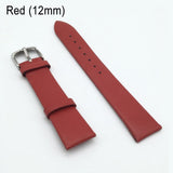 Luxfacigoo 12/14/16/18/20/22mm Watch Band Strap Cow Leather Replacement Watchband For Men Women TT@88