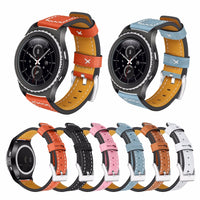 Genuine Leather Replacement For Samsung Gear S2/S3/S4 Watch band Gear Sport SM-R600/Gear S2 Classic SM-R732&SM-R735 Smart Strap