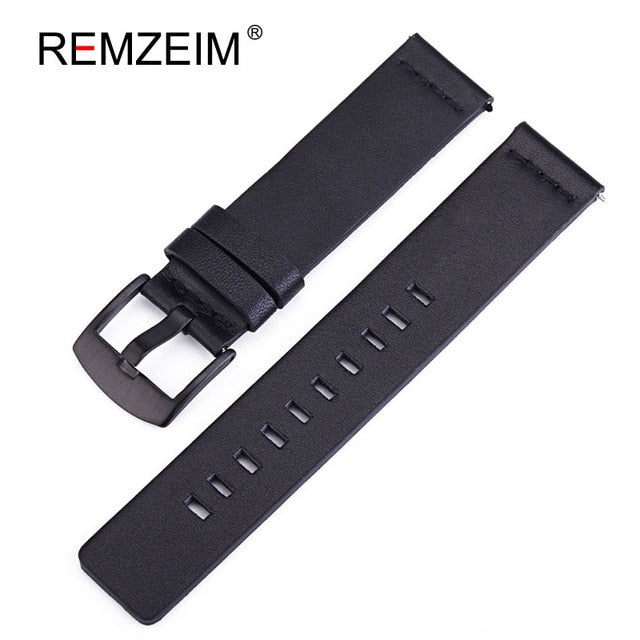 Italy Oil Leather Watchband Quick Release Watch Band Wrist Strap 18mm 20mm 22mm 24mm Smart Watch Strap Watches Accessories