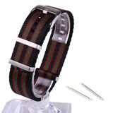 Wholesale Heavy Duty Nylon Watchband NATO ZULU Strap 20mm 22mm Nylon Replacement Watch Band