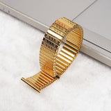 10 12 14 16 18 20 MM Stretch Expansion Stainless Steel Parts Watch Band Strap Silver Metal Watch Bracelets Watch Accessories