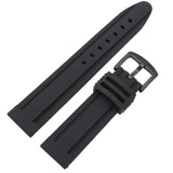22mm 24mm Silicone Watch Band Strap Sport Soft Diving Rubber Clock Watchbands Stainless Steel Pin Buckle Bracelet Accessories