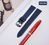 1PCS 12MM 14MM 16MM 18MM 20MM 22MM smooth grain genuine leather (cow split) watches band watch strap men and women straps WS0119