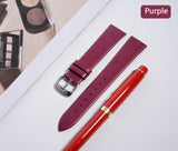 1PCS 12MM 14MM 16MM 18MM 20MM 22MM smooth grain genuine leather (cow split) watches band watch strap men and women straps WS0119