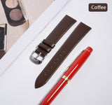 1PCS 12MM 14MM 16MM 18MM 20MM 22MM smooth grain genuine leather (cow split) watches band watch strap men and women straps WS0119