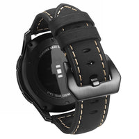 Shelhard New Quality Genuine Leather Watch Band Strap For Samsung Galaxy Watch 42 /46mm Universal Quick Replacement Straps