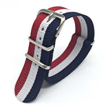 18mm 20mm 22mm NATO Military Sports Brand Nylon Fabric Belt Accessories Belt Buckle Bands for 007 James Bond Black Watch Strap