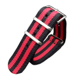 18mm 20mm 22mm NATO Military Sports Brand Nylon Fabric Belt Accessories Belt Buckle Bands for 007 James Bond Black Watch Strap