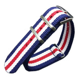 18mm 20mm 22mm NATO Military Sports Brand Nylon Fabric Belt Accessories Belt Buckle Bands for 007 James Bond Black Watch Strap