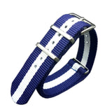 18mm 20mm 22mm NATO Military Sports Brand Nylon Fabric Belt Accessories Belt Buckle Bands for 007 James Bond Black Watch Strap