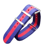 18mm 20mm 22mm NATO Military Sports Brand Nylon Fabric Belt Accessories Belt Buckle Bands for 007 James Bond Black Watch Strap