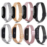 For Xiaomi Mi band 3 metal strap xiaomi band 3 metal Stainless Steel wristband Milanese strap Mi 3 Strap band 3 metal strap