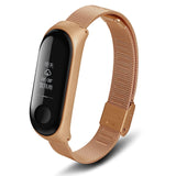 For Xiaomi Mi band 3 metal strap xiaomi band 3 metal Stainless Steel wristband Milanese strap Mi 3 Strap band 3 metal strap