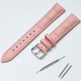 10 12 14 15 16 17 18 19 20 21 22 24mm Genuine leather watchband Luxury watch belt strap wristwatches band Female red white black