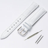 10 12 14 15 16 17 18 19 20 21 22 24mm Genuine leather watchband Luxury watch belt strap wristwatches band Female red white black