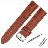10 12 14 15 16 17 18 19 20 21 22 24mm Genuine leather watchband Luxury watch belt strap wristwatches band Female red white black