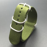 New product Nylon Resistant Straps  18mm 20mm 22mm 24mm Nylon Band Watch NATO Strap Zulu Watchband Buckle Ring