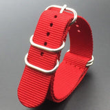 New product Nylon Resistant Straps  18mm 20mm 22mm 24mm Nylon Band Watch NATO Strap Zulu Watchband Buckle Ring
