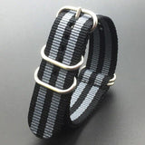New product Nylon Resistant Straps  18mm 20mm 22mm 24mm Nylon Band Watch NATO Strap Zulu Watchband Buckle Ring