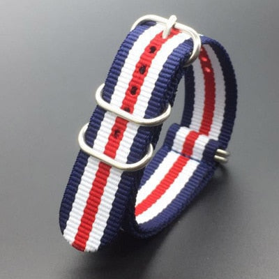 New product Nylon Resistant Straps  18mm 20mm 22mm 24mm Nylon Band Watch NATO Strap Zulu Watchband Buckle Ring