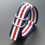 New product Nylon Resistant Straps  18mm 20mm 22mm 24mm Nylon Band Watch NATO Strap Zulu Watchband Buckle Ring